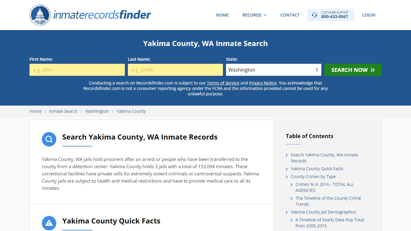 Yakima County, WA Inmate Lookup & Jail Records Online